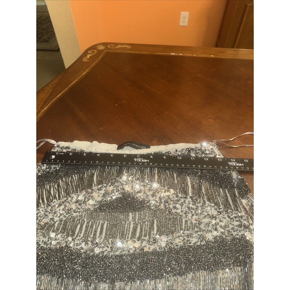 Zara Sequin Womens Mini Skirt Size Sz XS - Picture 5 of 6